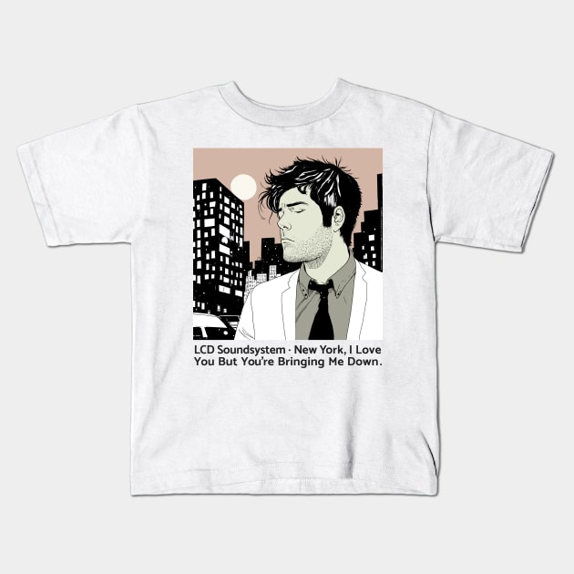 : LCD Soundsystem ::: Retro Style Fan Design  : Kids T-Shirt by unknown_pleasures